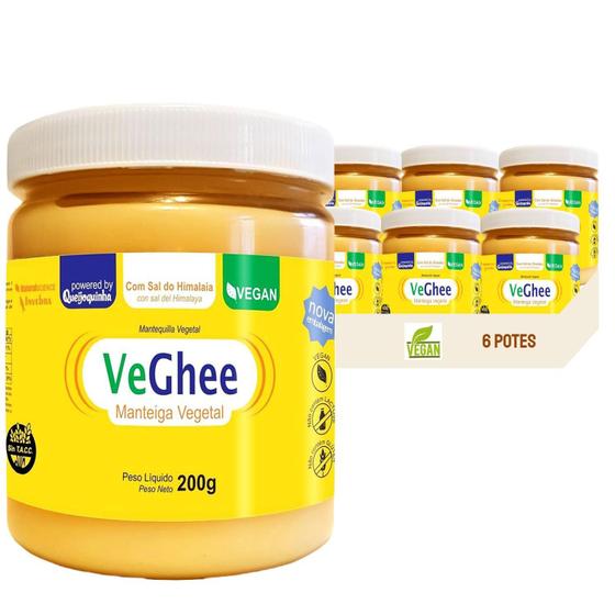 Imagem de VeGhee com Sal do Himalaia - Creme Vegetal 200g (6 unid.)