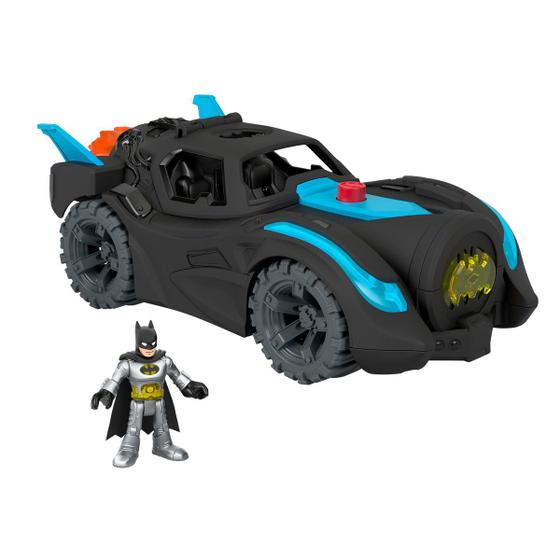 Imagem de Veículo com Luz e Som e Mini Figura - Batman e Batmóvel Bat-Tech -  DC Super Friends - Imaginext - Fisher-Price