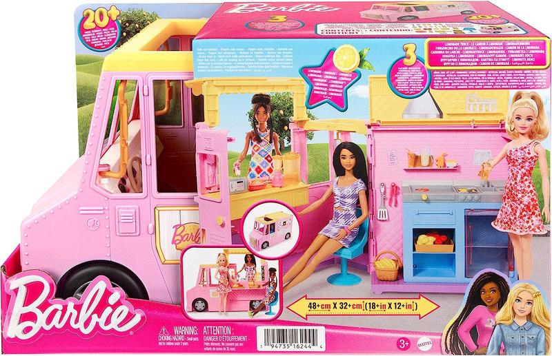 Imagem de Veículo De Brinquedo Caminhão De Limonada Barbie Profissões - Mattel HPL71