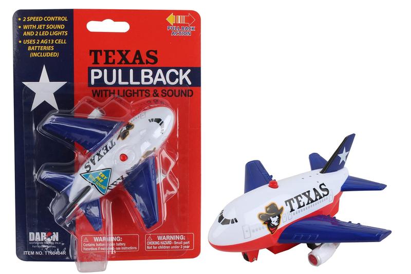 Imagem de Veículo de brinquedo Daron Texas Pullback com luz e som