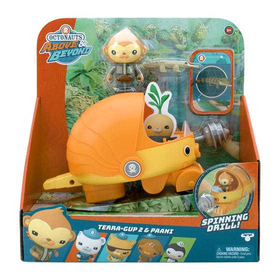 Imagem de Veículo de brinquedo e boneco OCTONAUTS Above & Beyond Terra Gup 2