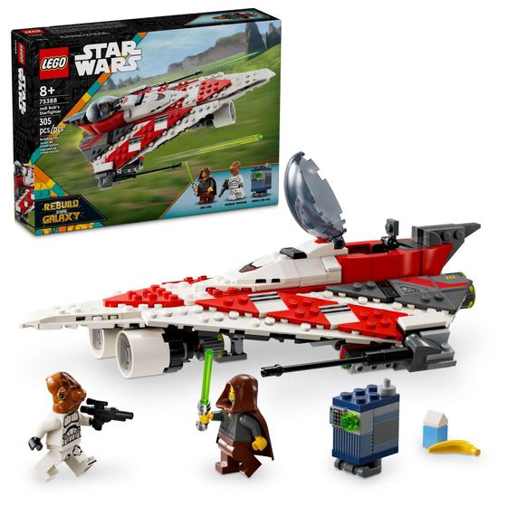 Imagem de Veículo de brinquedo LEGO Star Wars Jedi Bob's Starfighter 75388