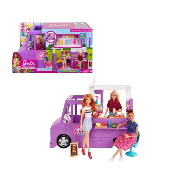 Imagem de Veículo Food Truck da Barbie 30 Acessórios 3+ GMW07  Mattel