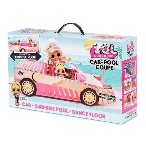 Veículo LOL Surprise Car Pool Coupe Carro LOL 8942 Candide - Carrinho ...