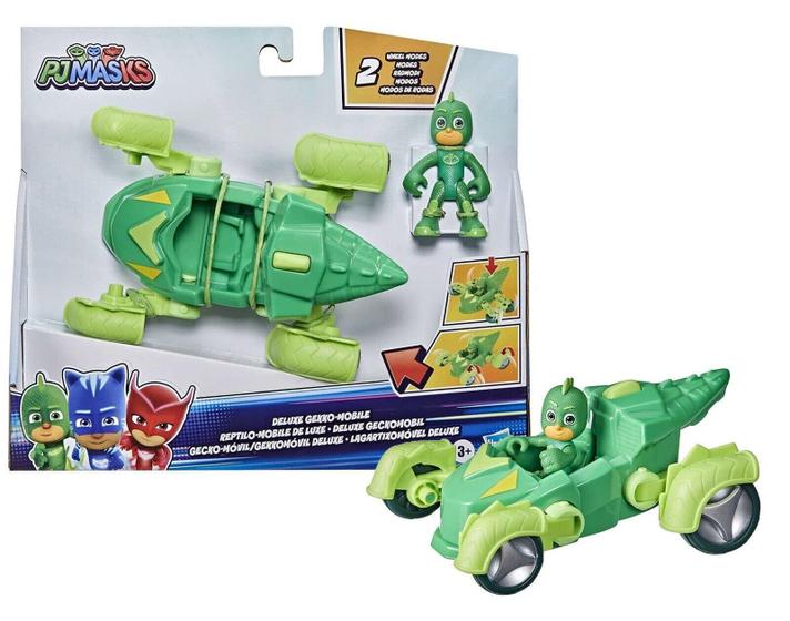 Imagem de Veículo PJ Masks Gekko-Mobile Deluxe - 2 Modos de Rodas + Figura de Ação Gekko