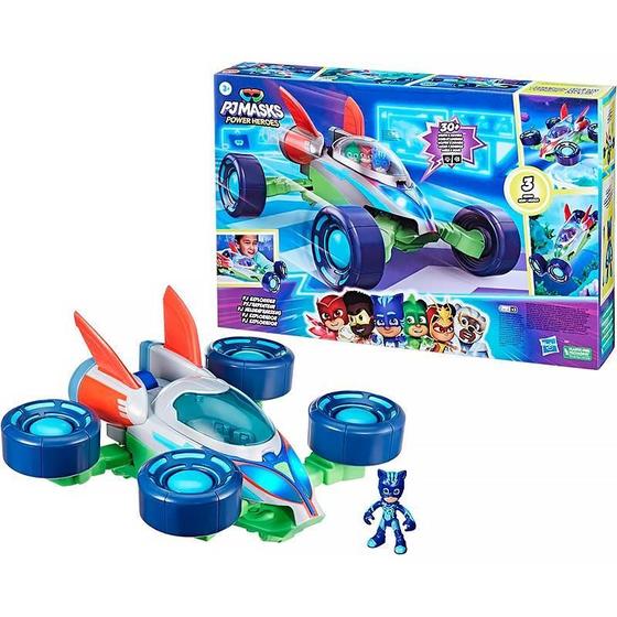 Imagem de Veículo Pj Masks Power Heroes Pj Explorador 3 Modos E 30+