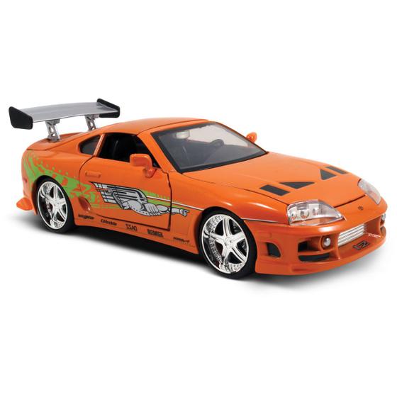 Veículo Velozes e Furiosos 1:32 - Brian'S Toyota Supra Laranja ...