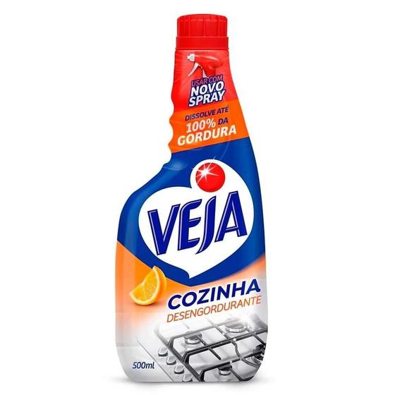 Imagem de Veja Desengordurante com Extrato de Laranja Refil 500ml