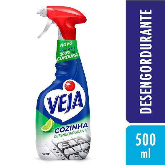 Imagem de Veja Desengordurante Pulverizador 500ml - Embalagem com 12 Unidades