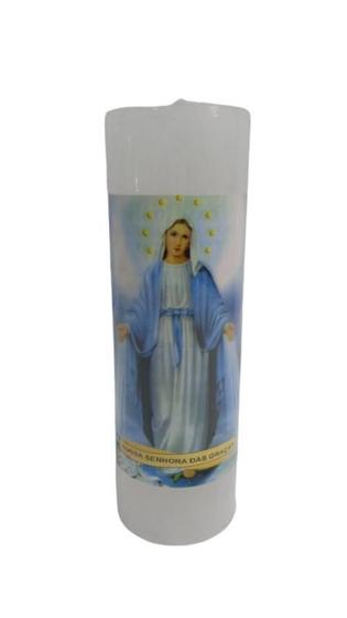 Imagem de Vela 7 Dias 260G Nossa Senhora Das Graças Kit Com 10