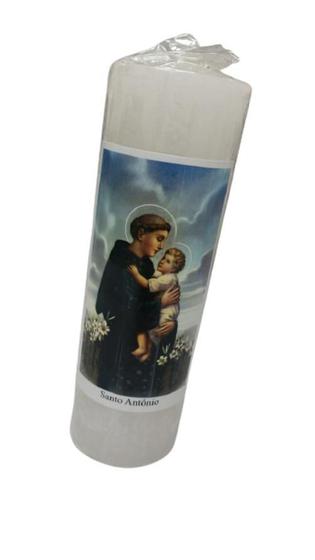 Imagem de Vela 7 Dias 260G Santo Antonio Kit Com 10