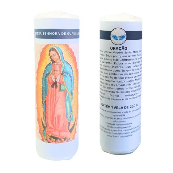 Imagem de Vela 7 dias votiva N Sra de Guadalupe 1 unidade