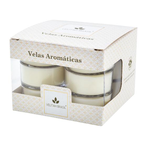 Imagem de Vela Aromática Algodão C/12 Mini Velas Aromatizadas Velitah Brasil