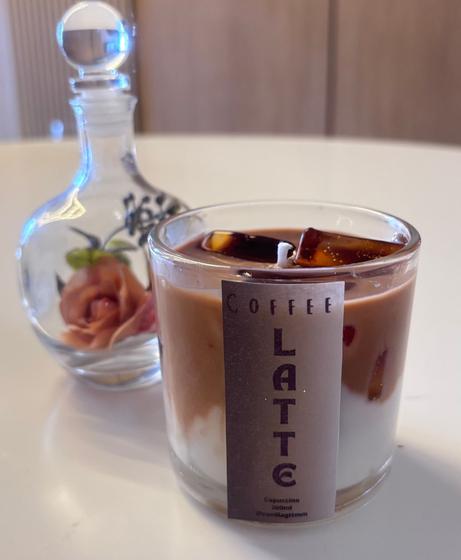 Imagem de Vela Aromática  Artesanal Café Latte Gelado.