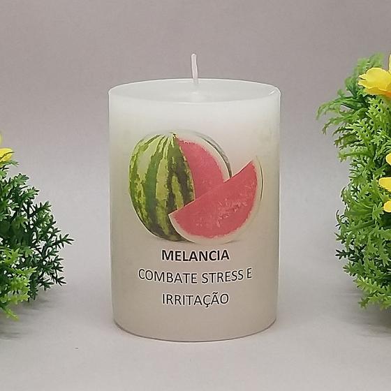 Imagem de Vela Aromática Atrativa Artesanal - Aroma Melancia