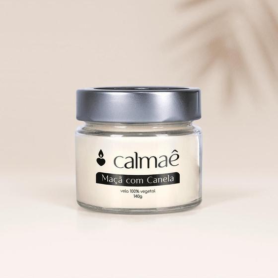 Imagem de Vela Aromática Calmaê Maçã com Canela 140g