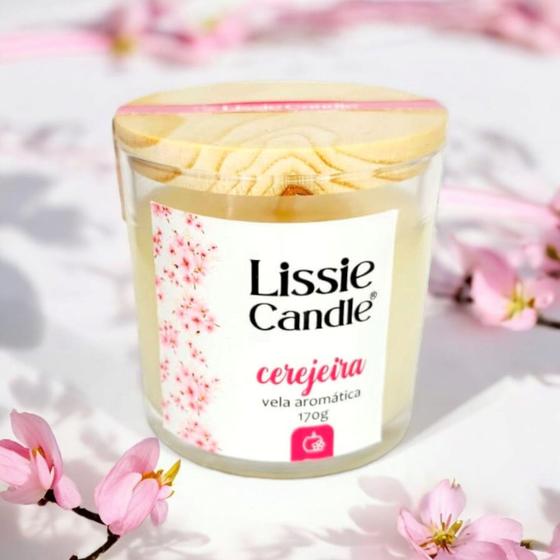 Imagem de Vela Aromática Cerejeira 170g - Lissie Candle