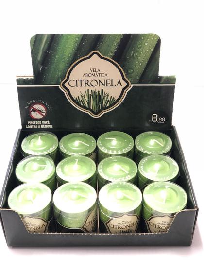 Vela Aromática Citronela Repelente 12 Unidades De 130g Cada Menor preço em Vela Aromática Citronela Repelente 12 Unidades De 130g Cada