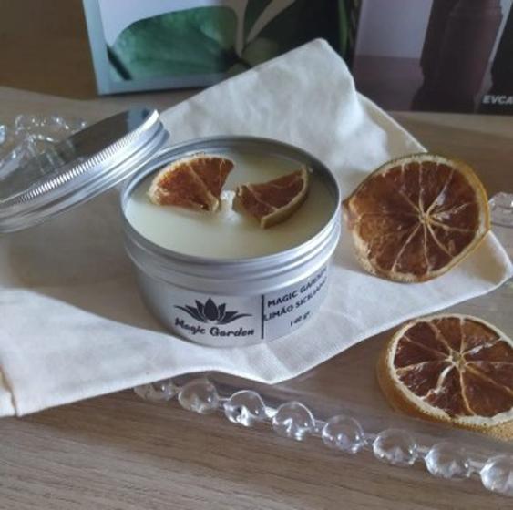 Imagem de Vela Aromatica de Limao siciliano com Verbena 90 grs