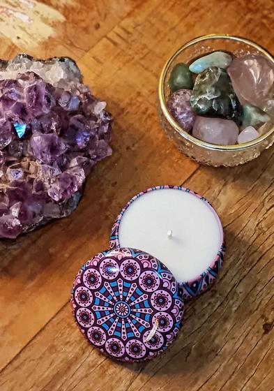 Imagem de Vela aromática lata Mandala