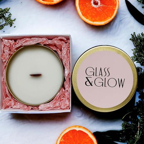 Imagem de Vela Aromática Madeira e Laranja 90g