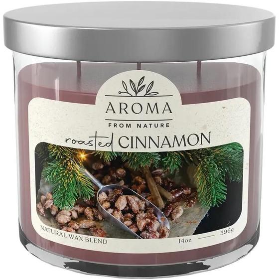 Imagem de Vela Aromática Natureza Aroma Canela Torrada 607473 - 396G