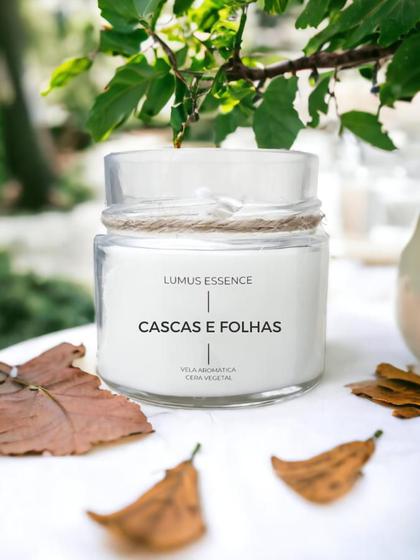 Imagem de Vela Aromática Perfumada Cascas e Folhas 180gr