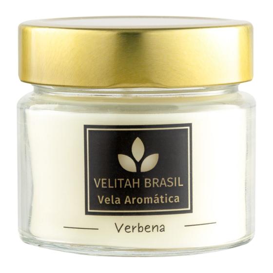 Imagem de Vela Aromática Premium Verbena 140g 30h Velitah Brasil