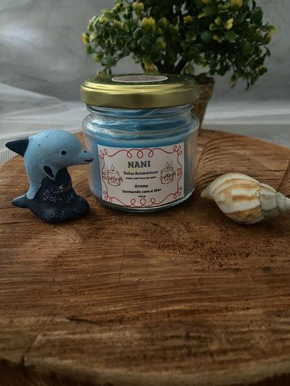 Imagem de Vela Aromática Sonhando com  o Mar