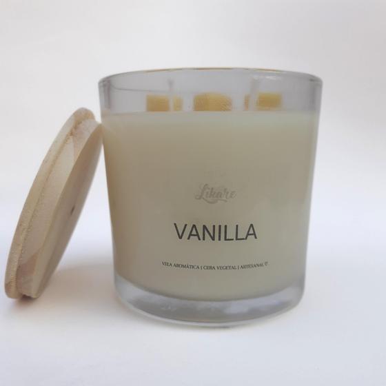 Imagem de Vela Aromática Vegetal Perfumada Vanilla 190g Likare