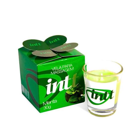 Imagem de Vela Beijável Menta Intt Para Casal