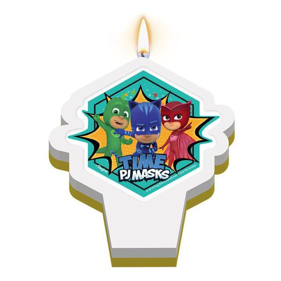 Imagem de Vela de Aniversário PJ Masks - Regina Festas