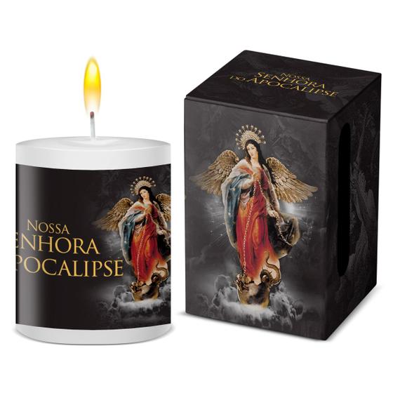 Imagem de Vela Decorativa aromática Nossa Senhora do Apocalipse