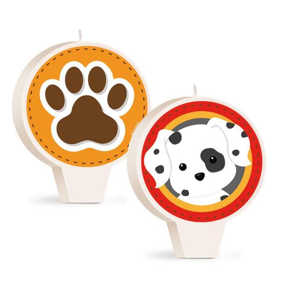Imagem de Vela Dupla Face Festa Cachorrinhos - Cromus