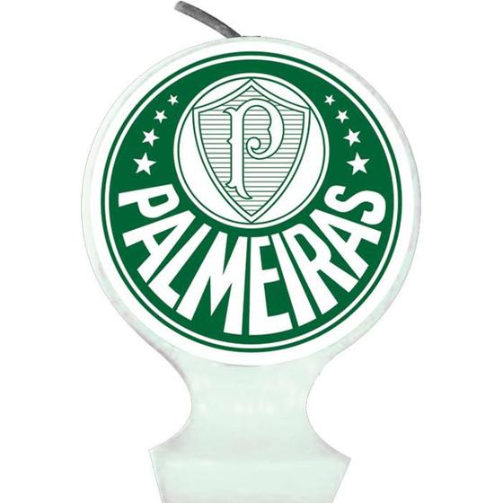 Imagem de Vela Emblema Festa Palmeiras - 01 unidade - Festcolor