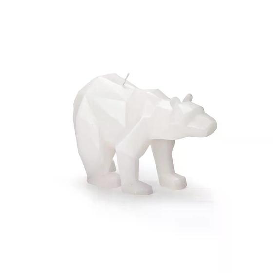 Vela escultura urso branco decorativa mart Imagem de Vela escultura urso branco decorativa mart