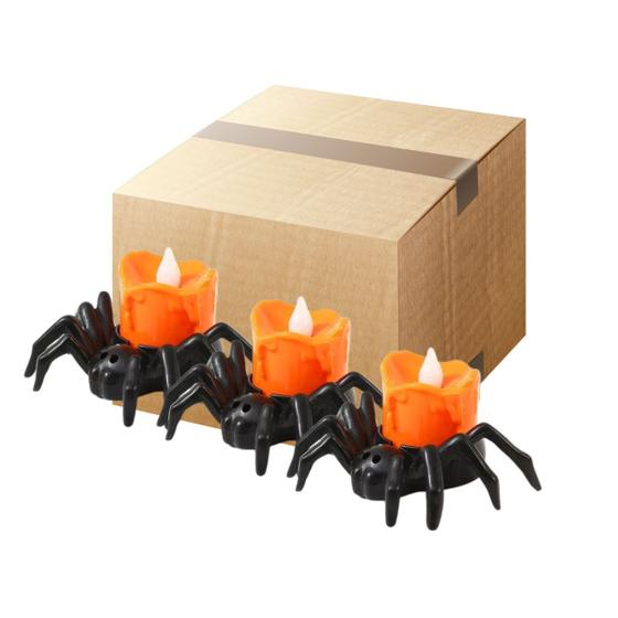 Imagem de Vela Led Halloween Formato Aranha - Kit c/3 und