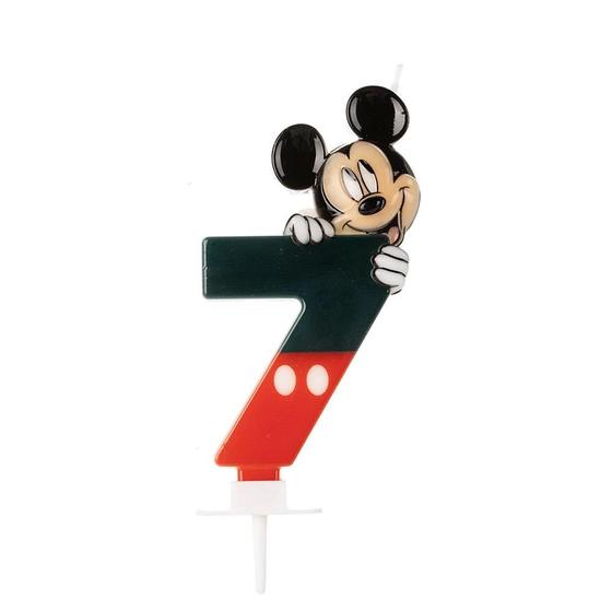 Imagem de Vela Mickey Número 7 - SilverFestas