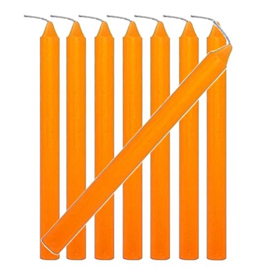 Imagem de Vela Palito Laranja 18 Cm (1 Quilo)