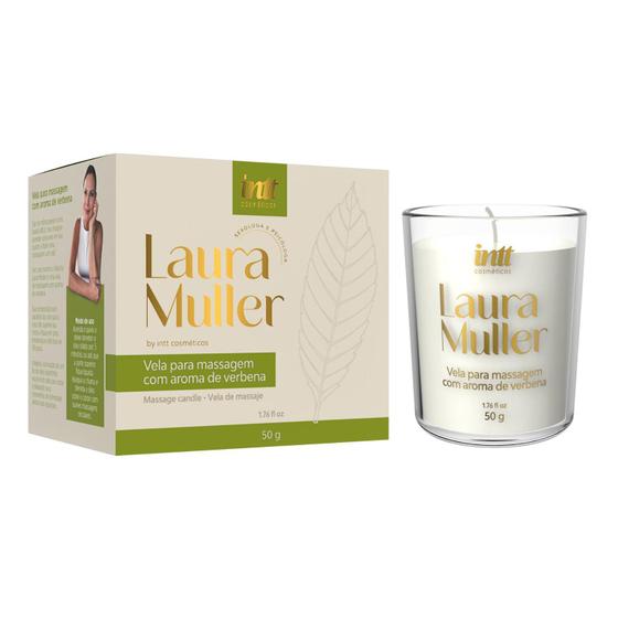 Imagem de Vela para Massagem com Aroma de Verbena by Laura Muller 50g