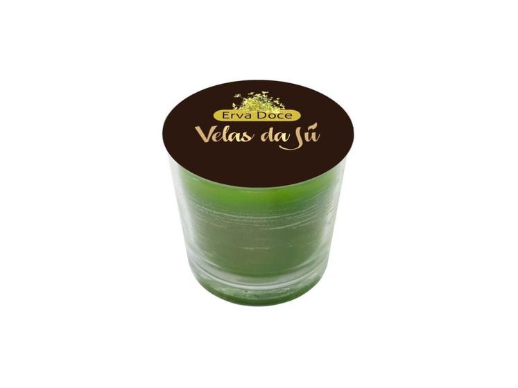 Imagem de Vela Perfumada No Copo De Vidro 265ml Com Aroma De Erva Doce