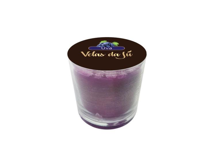 Imagem de Vela Perfumada No Copo De Vidro 265ml Com Aroma De Uva