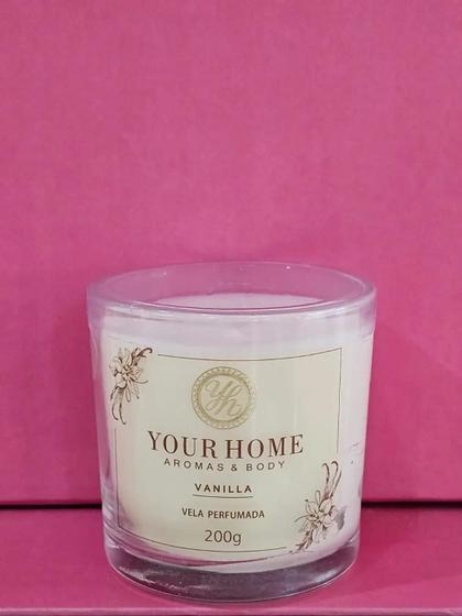 Imagem de Vela perfumada vanilla 200g Your Home Le Senechal