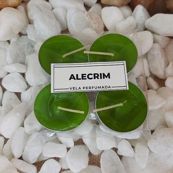 Imagem de Vela Rechaud Com 4 Unidades - Alecrim