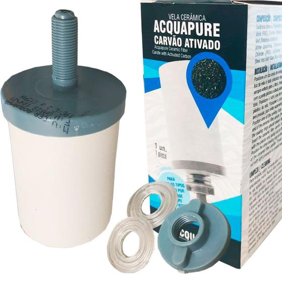 Vela Refil Cerâmica Com Carvão Ativado para Filtro Bebedouro Talha de ...