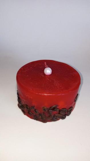 Imagem de Vela Rustica com café