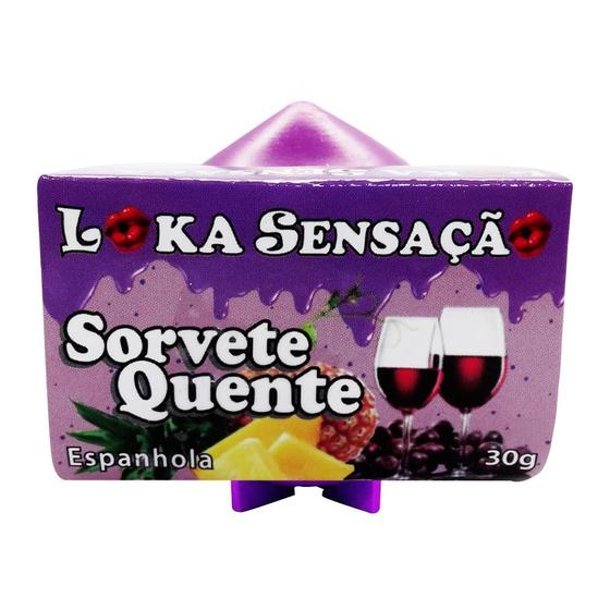 Imagem de Vela Sorvete Quente Beijável Loka Sensação - Espanhola