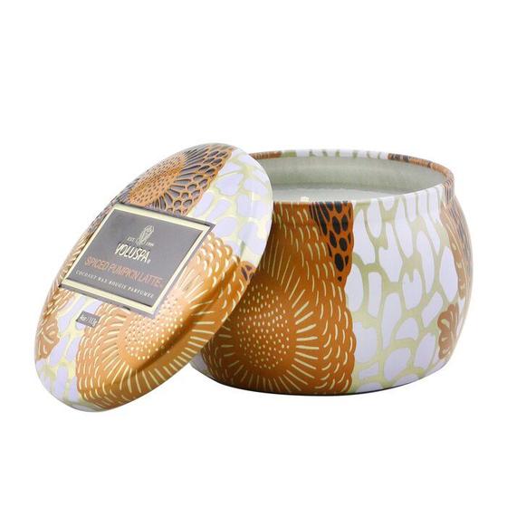 Imagem de Vela Voluspa Spiced Pumpkin Latte Mini Tin 25h Burn