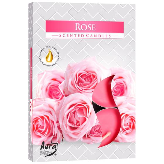 Imagem de Velas Aromáticas Perfume Rosas 6 un Dia Dos Namorados