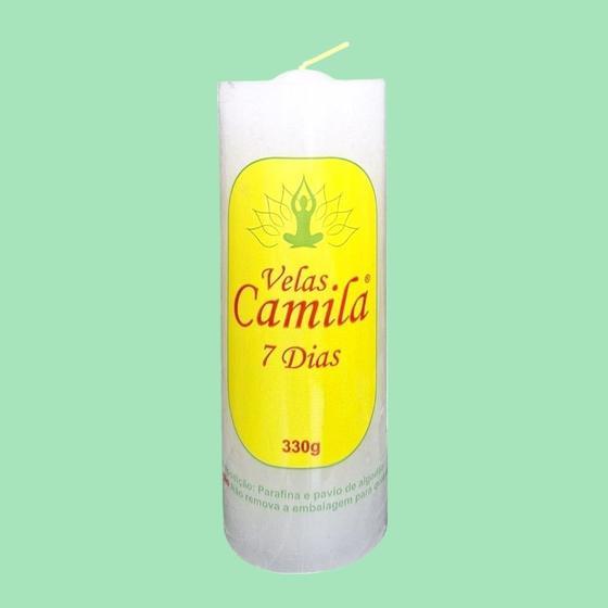 Imagem de Velas camila 7 dias 330 gramas caixa com 12 unidades